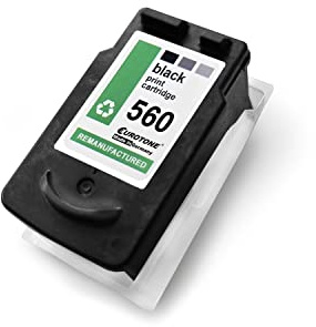 EuroPro Tintenpatrone kompatibel für Canon Pixma TS 5355 a ersetzt PG560XL Black Schwarz