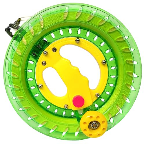 Kaiciuss 22,6 cm Drachenwickler mit Schnur, Drachenschnurrolle für Kinder und Erwachsene, einfach zu bedienende Drachenschnur und Spule, kommt mit 365,8 m langem strapazierfähigem Drachenfaden und