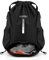 BROTOU Turnbeutel Sportbeutel Fußballtasche Rucksack Kordelzug Sporttasche mit Schuhfach Tunnelzug Gymsack Wasserfest Sporttasche für Herren Damen Kinder Jugend (Schwarz)