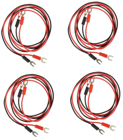 VICASKY 8 Teiliges Testkabel Verbindungskabel Stromdemonstrationen Verwendung Von Lehrkabeln Zweiseitige Testleitung Datenkabel Für Tester Monitor Isolierter Kupferdraht