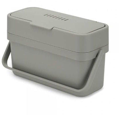 Joseph Joseph Duo Compo Easy Fill Trash Can Grey
