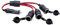 LANMINGLEL Adaptador divisor de encendedor de cigarrillos de coche de 1 a 3 vías de 12 V 24 V, cable de extensión macho a hembra con fusible de 20 A para bomba de neumáticos, compresor de aire