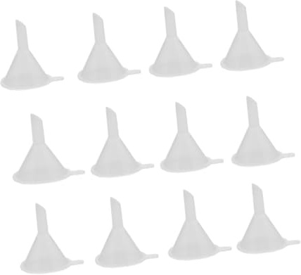 PRETYZOOM Mini Entonnoir à Parfum En Plastique 5 Cm Taille Standard Facile à Doser Pour Huiles Essentielles, Épices Et Bricolage, Lot De 50 Pièces Pour Usage Créatif