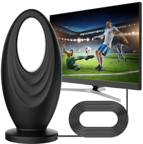 Inomhus HD digital TV-antenn kompatibel med smarta och gamla TV-apparater fungerar bättre nära fönstret