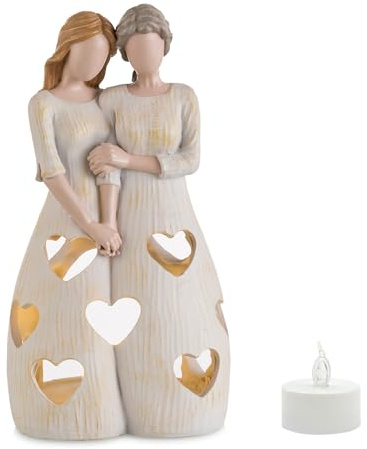 Staymoment Deko Figur Geschenke für Mama, Mutter Tochter Geschenk | Dekofigur, Skulptur Deko, Geburtstagsgeschenk für Mama, Muttertagsgeschenk, Geschenkideen zu Weihnachten