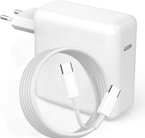 Chargeur MacBook Pro, 67W Chargeur USB C pour MacBook Pro 16, 15, 14, 13 Pouces 2024-2021, M3 M2 M1 MacBook Air, Adaptateur d'alimentation USB-C pour Ordinateur Portable, avec câble 1.8M/5.9FT