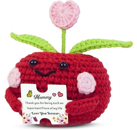 QMVMV Mummy Gifts from Son Daughter - Handmade Crochet Present - Mummy Gifts Birthday Christmas Thanksgiving for Mummy