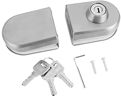Serrure de porte en verre en acier inoxydable Languette de fermeture ronde et durable de haute qualité pour un usage domestique dans la salle de bain d'hôtel Porte en verre trempé