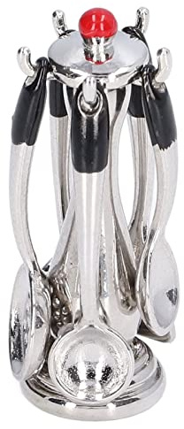 Ghzste Utensili da cucina casa delle bambole, casa delle bambole fai da te, cucchiaio lungo in miniatura, colino, pala, spatola per casa delle bambole