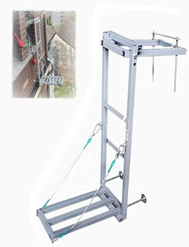 Outil de levage de climatiseur avec échelle d'escalade murale pour une installation et une réparation faciles de l'unité de climatisation extérieure