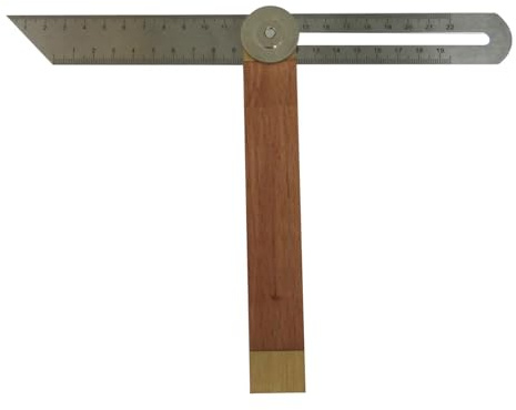 Mondelin - FAUSSE EQUERRE DE MENUISIER A COULISSE 25 CM