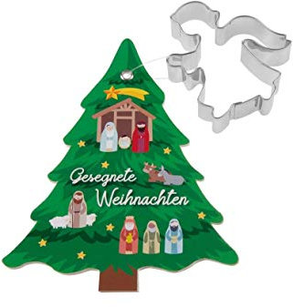 Ausstechform Engel mit Plätzchenrezepten/Weihnachtsplätzchen Ausstecher Rezepte