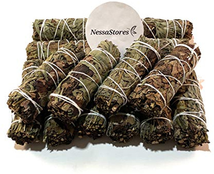 NessaStores - Yerba Santa + Mugwort Smudge Incense 4 Bundle #JC-170 (3 pcs)