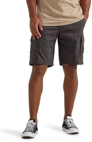 Lee Men's Extreme Motion Carolina Cargo Short, Mortar Gray, 36