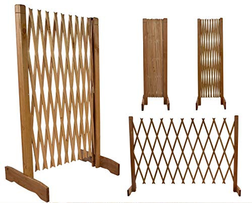Hunde Türschutzgitter Treppen Schutz Gitter Tür Absperrgitter Sicherheits Zaun Scherengitter - Breite verstellbar 30-117cm