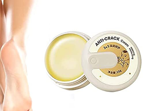 Rissfeste Creme für die Winterhaut, Creme zur Reparatur von Fersenrissen, Bekämpft Trockene Haut, Feuchtigkeitscreme für Hände, Füße, Körper, Ellenbogen, Herbst Winter Hautreparaturcreme,-15g
