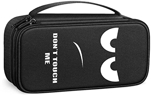 FINPAC Federmäppchen Pencil Case mit großer Kapazität Mäppchen Schreibwarenbeutel Bleistift Beutel Schulmäppchen Federtasche für Studentin Erwachsener Schule Büro (Don't Touch)