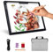 Tavolo Luminoso Ricaricabile A4 con Custodia, Funzionamento a Batteria, 6 Livelli di luminosità, Pannello Luminoso Ricaricabile per disegnare, Diamond Painting, Animazione
