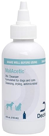 MalAcetic Otic Cleanser for Dogs and Cats, 4 oz
