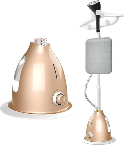 Vaporizador de ropa vertical 2000 W, 1,8 L, vaporizador de ropa mejorado de 10 engranajes, vaporizador de ropa de tela plano/vertical 2 en 1, vapor de 35 g/min, vaporizador de ropa con tabla de planch