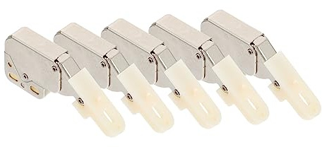 BESTonZON 5pcs Furniture Safety Lock Spring Loaded Snap for Kitchen Cabinets Bedroom Cabinets Attic Doors