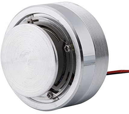 Yctze 1 Pièces Haut-Parleur de Résonance de 50 MM 2 Pouces avec Toutes Les Vibrations de Fréquence, Haut-Parleur de Transducteur de de Basse Forte, 8 Ohms (4Ω 25W)