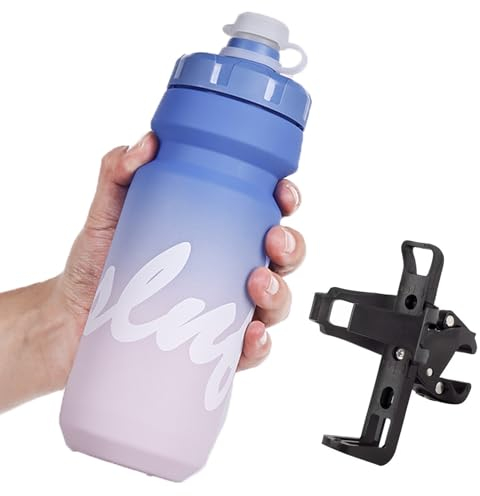 Fahrrad Trinkflasche Mit Halter - Leichtgewicht Flaschenhalter Fahrrad Ohne Schrauben, Stark Flaschenhalter Fahrrad Getränkehalter Fahrrad, Trinkflasche Fahrrad Für Rennräder, Mountainbikes