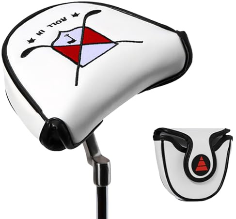 Mallet-Putter-Schutz – Golfschläger-Kopfabdeckung, Mallet-Putter-Schläger-Schutz | Mallet Putter Headguard Protector, Magnetverschluss Putter Head Cover für Golfbegeisterte, Gebur