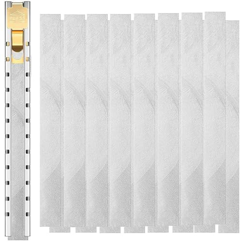 Jidyllic Soporte de Esteatita Plana,18 lápices de Pizarra y 1 Soporte para lápices de Pizarra Soldadura de Acero Talco con Soporte para Hacer Marcas Desmontables en Acero, Aluminio y Hierro Fundido