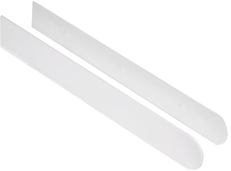Window Sill Capping Board - Bullnose Window Board Sill Cover - Plastic Window Cill Cover - 1.25 Metre Length (Long End Caps Pair)
