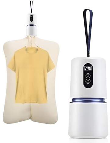 HechoVinen Asciugatrice portatile, mini asciugatrice da viaggio automatica con timer, asciugatrice per appartamenti, camper e viaggi