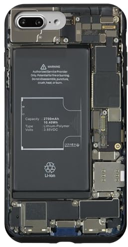 Carte mère exposée à Puce Graphique Informatique Informatique Coque pour iPhone 7 Plus/8 Plus