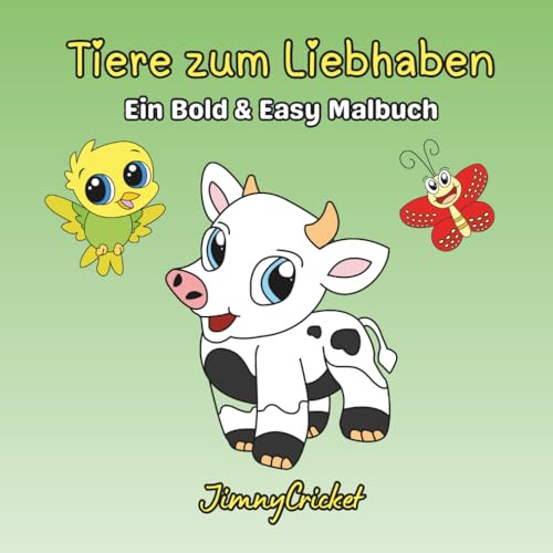 Tiere zum Liebhaben – Ein Bold & Easy Malbuch