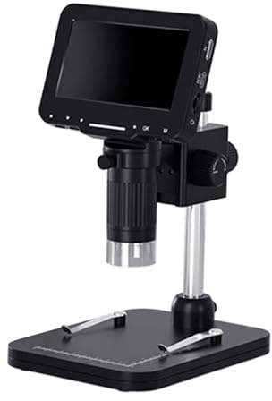 Microscope à monnaie avec lumière LED réglable pour PC View LCD numérique 1-1000X USB stéréo caméra numérique microscope numérique
