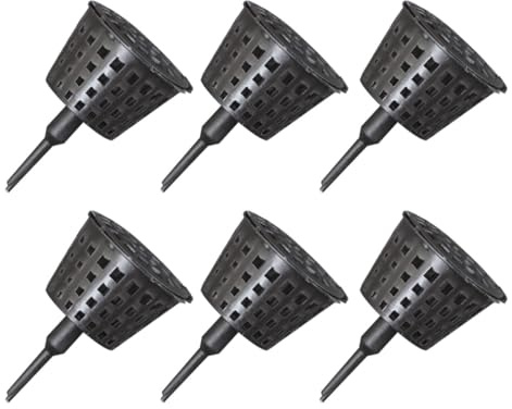 OSALADI Caja de Fertilizante para Bonsáis con Tapa Tamaño Grande Plástico Negro 50 Piezas Contenedor Portátil para Jardinería y Cuidado de Orquídeas Flores y Plantas Pequeñas
