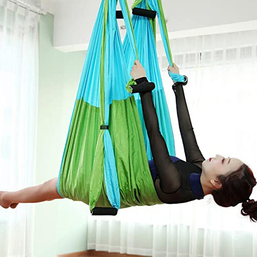 TIKATARER Hamaca Aérea de Yoga, Columpio de Yoga con Inversión de Agarre Colgante para Fitness, Columpio de Hamaca para Dar Forma a las Líneas del Cuerpo y Mejorar la Aptitud Física (#1)