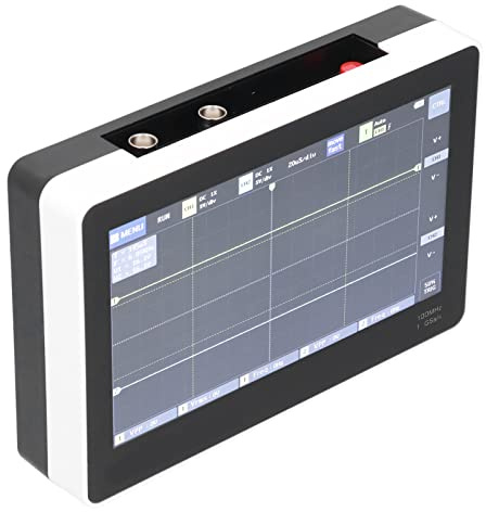FTVOGUE 1013D Osciloscopio Digital de 2 Canales, 100 MHz, Pantalla Táctil de 7 Pulgadas con Batería de 6000 MAh, Muestreo 1GSa/s para Análisis de Forma de Onda