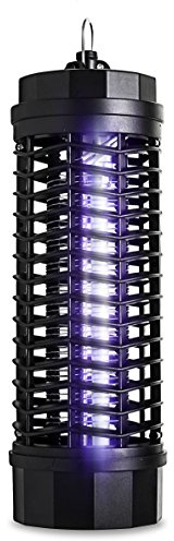 Windhager Lampe UV Anti-Insectes 4 Star, Désinsectiseur, Moustique Tueur Lampe Electrique, Pas d'odeur, Noir, jusqu'à 40 m², 03508