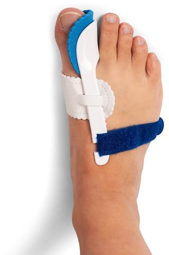 Solelution Hallux Valgus Zehenspreizer - Zehentrenner - Nachtschienen - Tag & Nacht Korrektur - Schiene für Großzehe - Universalgröße - Konservative oder Postoperative Behandlung