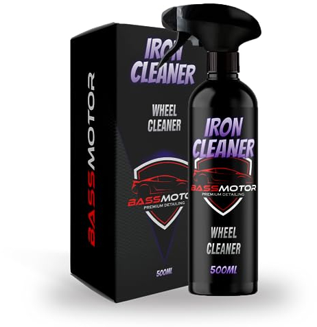 BassMotor Pulitore per Cerchi Ferrosi per Auto Moto Decapante Sporcizia Incrostata Pulitore Cerchi Disco Freno Elimina Ferodo - Iron Cleaner 500ml