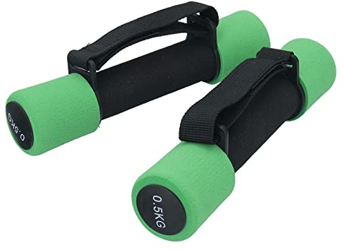 Kurzhantel-Set 2 x 0,5 kg Zusatzgewicht Home-Workout Hantel-Paar Aerobic