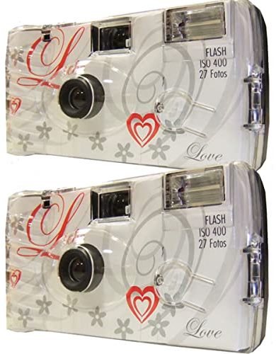 2 cámaras desechables Photo PORST de 1 A para bodas