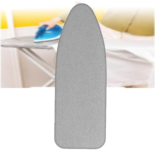 QSPNVFB Housse Table A Repasser 100x30Cm Housse Table A Repasser Rechange Cotton Planche À Repasser Couverture, Housse De Planche À Repasser Heat Reflect(Silver,12x38 inch(30x100 cm))