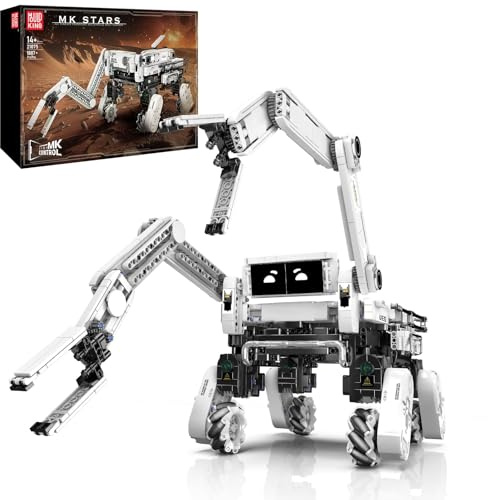 Mould King 21075 MOC Technik Roboter Kinder für Jungen, 3-in-1-Roboticset mit App-Fernsteuerung, ferngesteuert Mechanischer Hund Bausteine Modell Programmierbares Bauspielzeug,