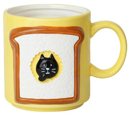 Bread Mug, Beer Mug, Japanese Style Mug, Creative Coffee Mug, Cute Design Household Use Drinking Cups Multifunctional Milk Tea Beverage Enhances Aesthetics Easy to Use Family-Friendly Unique Design