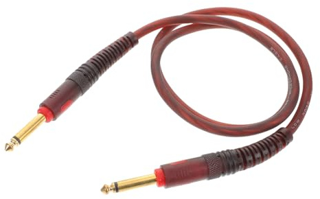 Toyvian Dual-stecker-mikrofonkabel Audioadapter Instrumentenkabel Verlängerungskabel Für Gitarren-patchkabel Mono-kabel Für Aufnahmen Tonübertragung