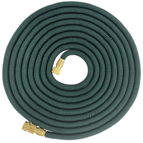 Spear & Jackson 75MEGH Expandable Garden Hose - Up to 75ft (22.5m) - Expands & Shrinks - Temperature-Resistant Brass Connectors - ½ & ¾ Adaptors included - Suitable up to 6 Bar Pressure - Flexible