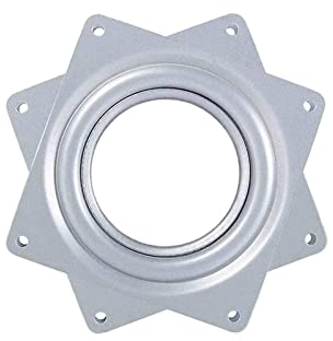 Drehscheibe,360 Grad Drehteller,Drehscheibe Kugellager,Quadratische Drehscheibe,Stahlkugel Drehteller,Lager Drehender,für Anzeigen-Regal,Möbel,Küche,TV Rack,Schreibtisch,Esstisch,4 Inch