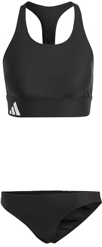 adidas Donna Branded Beach Bikini, Black/White, 30