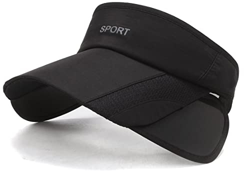 YAMEE Cappello con Visiera Donna con Tesa Larga Retrattile,Berretto Uomo con Visiera Regolabile,Cappello Unisex da Spiaggia Protezione Solare UV,Cappello da Sole Donna Traspirante,per Campeggio,Corsa